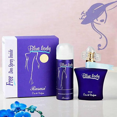 Blue Lady With Free Body Spray